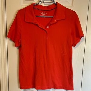 Riders by Lee Women's Peach Orange Golf Shirt